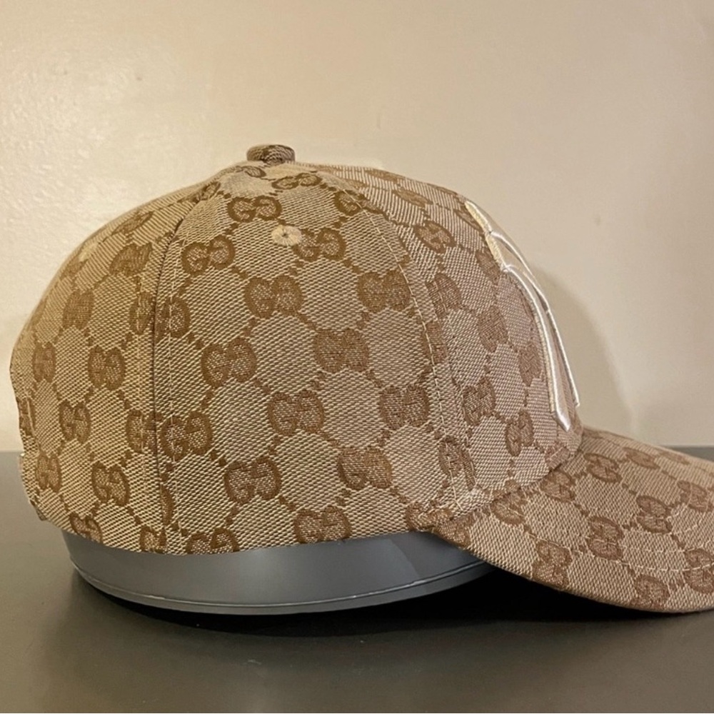 NEW “NY” Logo (Beige)  baseball cap - Picture 2 of 3